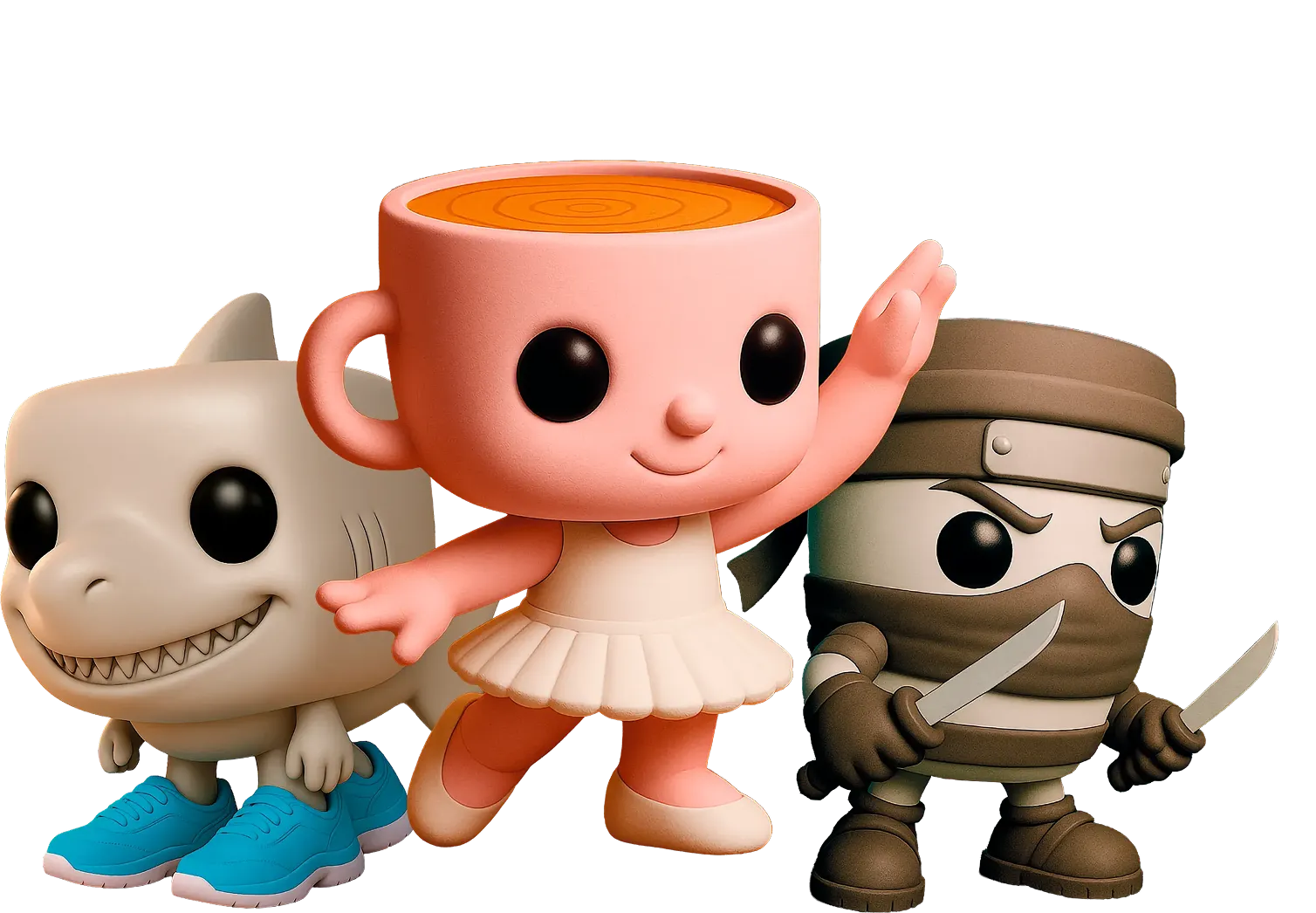 Три брейнрот персонажа